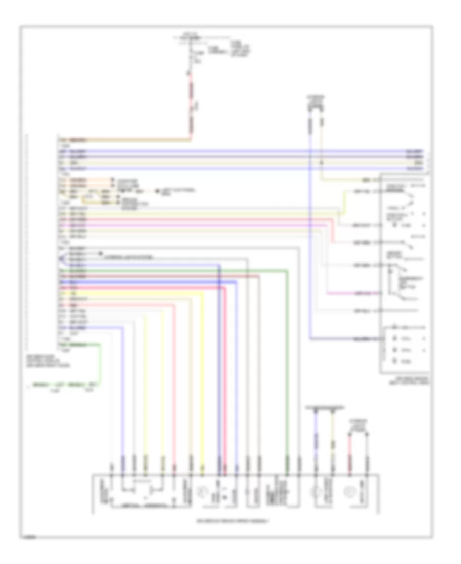 Memory Systems Wiring Diagram 2 of 3 for Audi SQ5 Premium Plus 2014