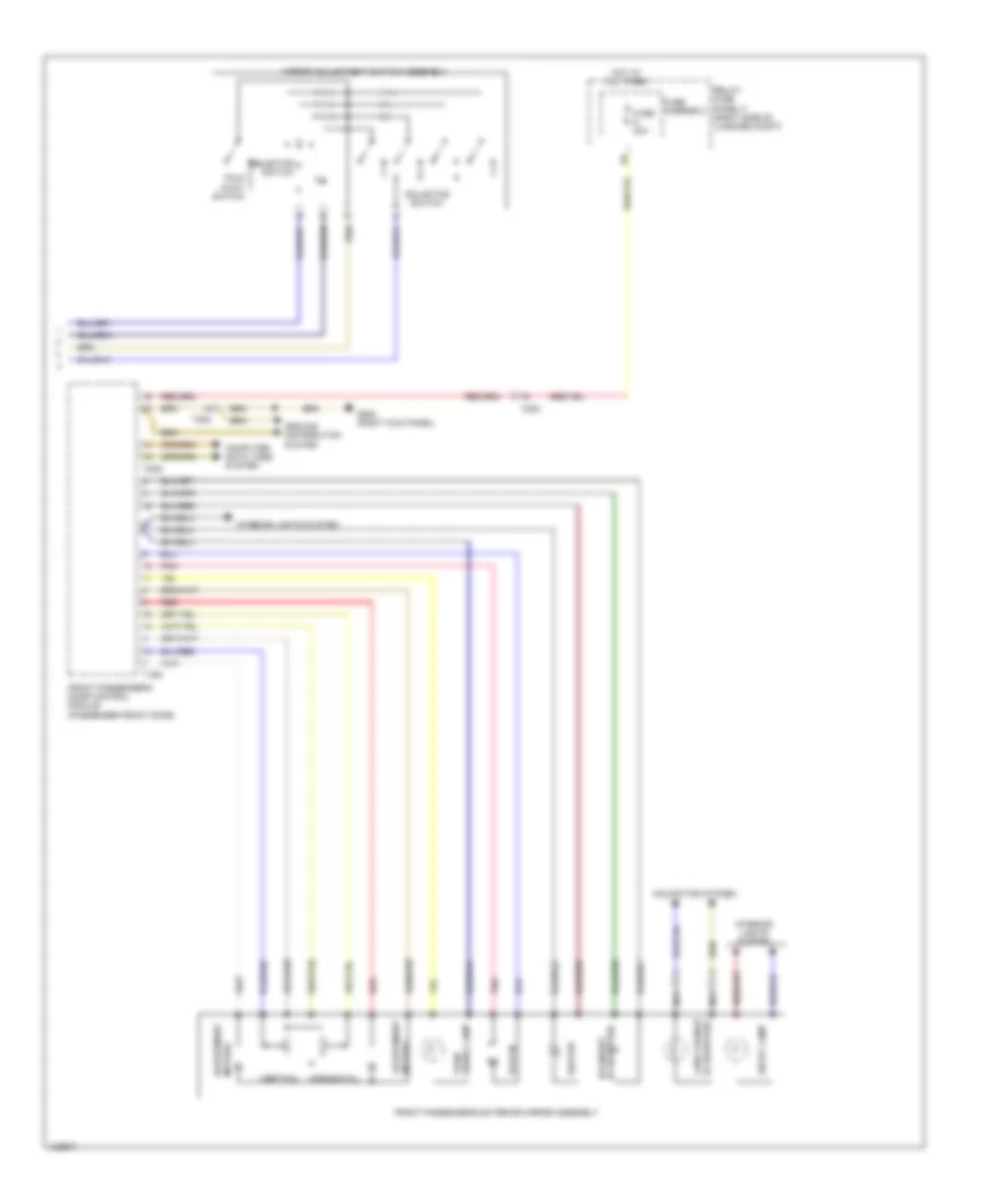 Memory Systems Wiring Diagram (3 of 3) for Audi SQ5 Premium Plus 2014