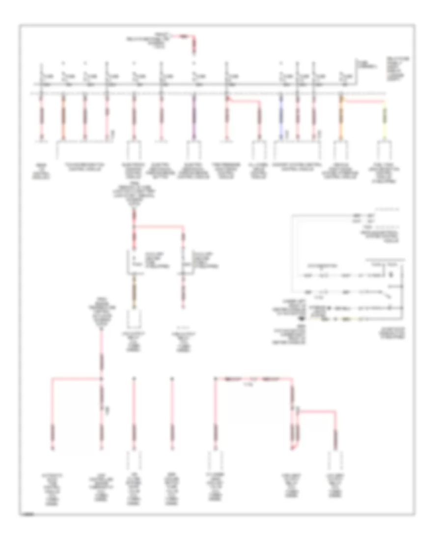 Power Distribution Wiring Diagram 3 of 8 for Audi SQ5 Premium Plus 2014