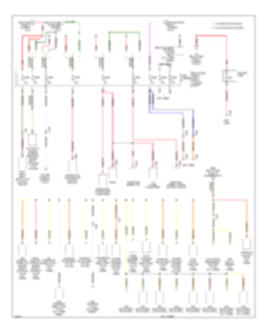 Power Distribution Wiring Diagram 7 of 8 for Audi SQ5 Premium Plus 2014