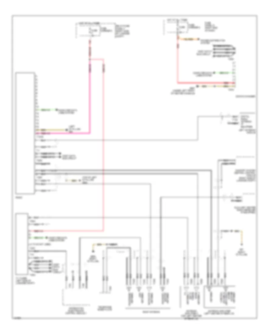 Radio Wiring Diagram Premium MMI 1 of 2 for Audi SQ5 Premium Plus 2014