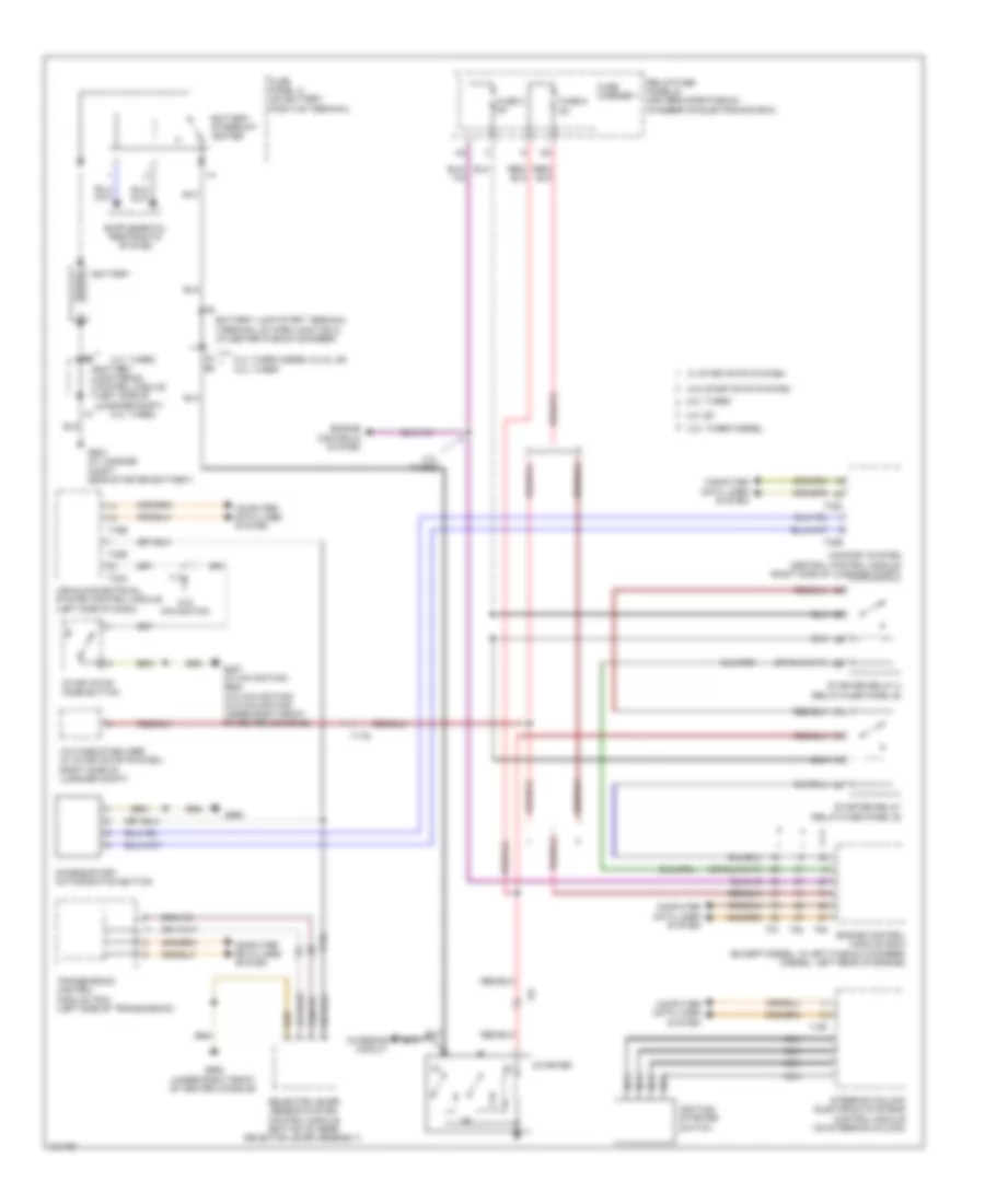 Starting Wiring Diagram for Audi SQ5 Premium Plus 2014