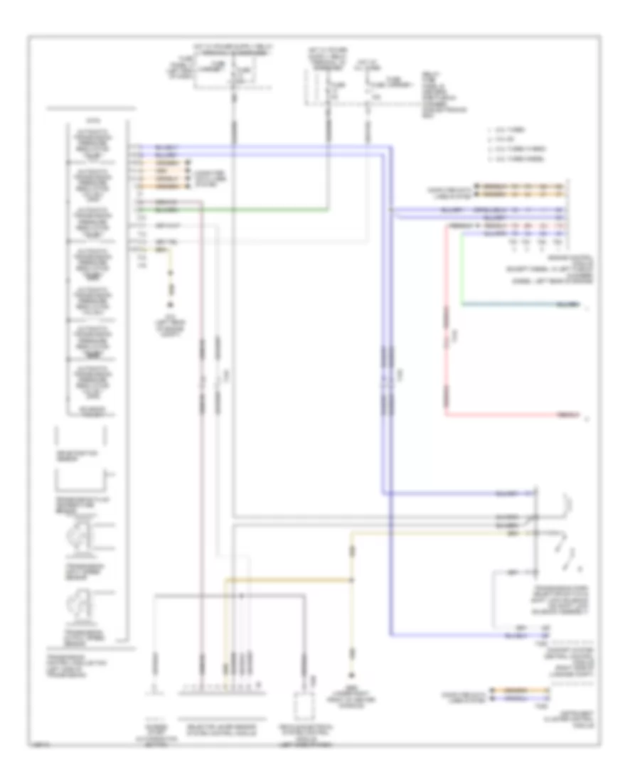 A T Wiring Diagram 1 of 2 for Audi SQ5 Premium Plus 2014
