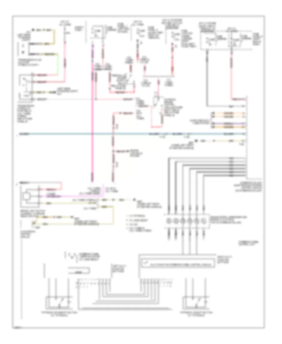 A T Wiring Diagram 2 of 2 for Audi SQ5 Premium Plus 2014
