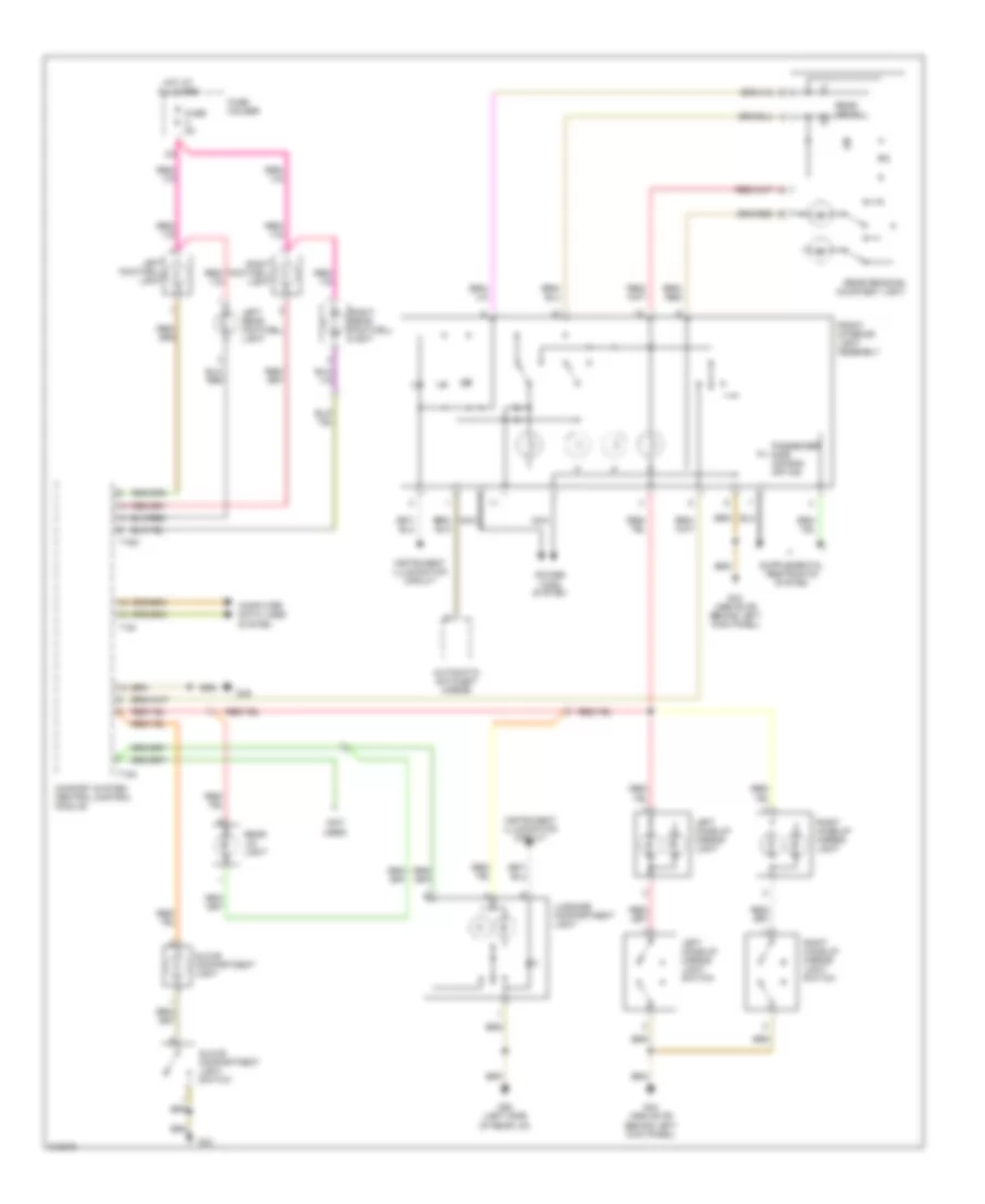 Courtesy Lamps Wiring Diagram Avant 1 of 2 for Audi A4 2006