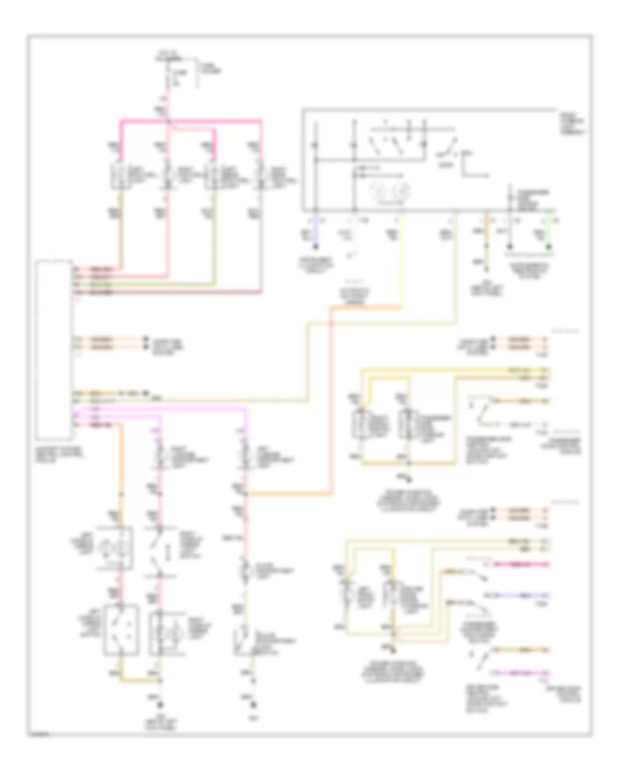 Courtesy Lamps Wiring Diagram Convertible for Audi A4 2006