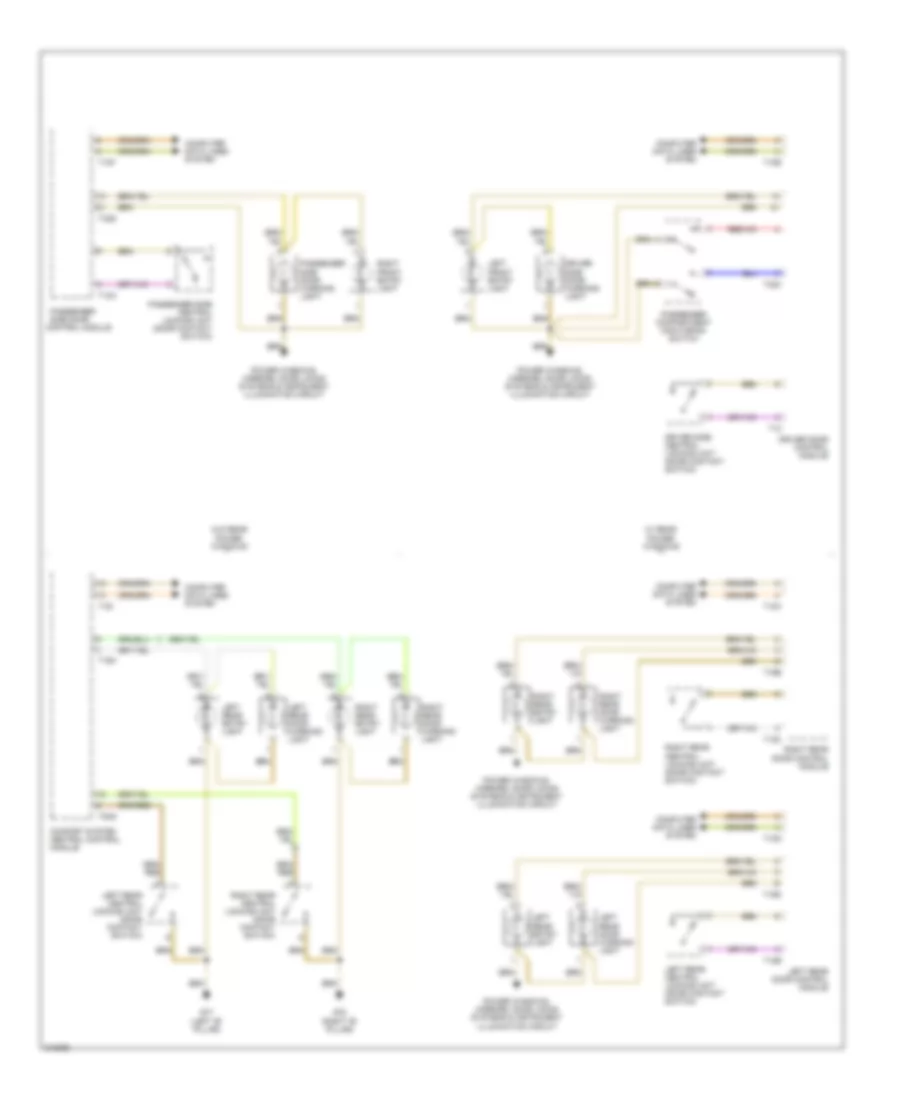 Courtesy Lamps Wiring Diagram Sedan 2 of 2 for Audi A4 2006