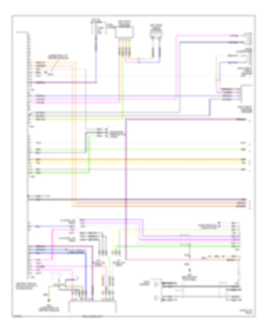Radio Navigation Wiring Diagram Convertible with RNS E with Amplifier 1 of 2 for Audi A4 2006