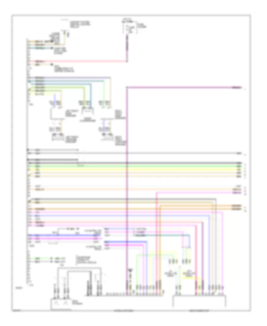Symphony II Wiring Diagram Except Convertible with Amplifier 1 of 2 for Audi A4 2006