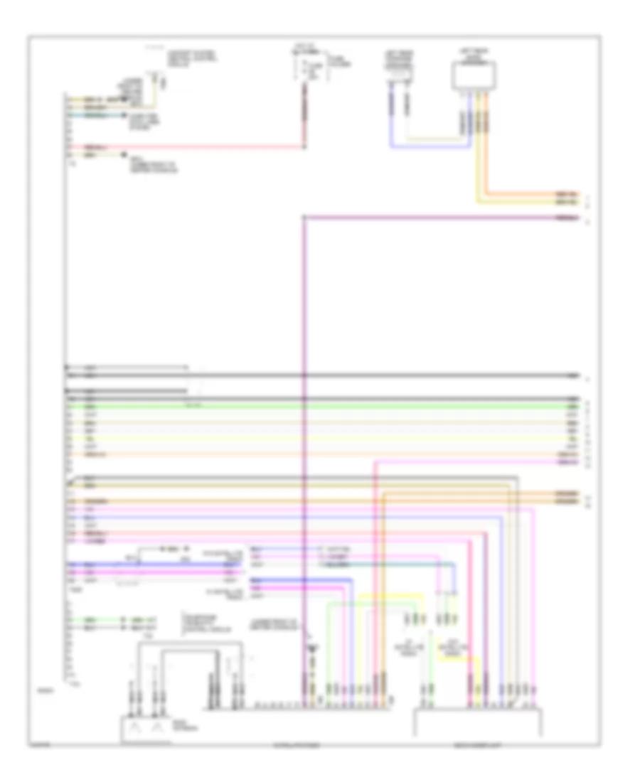 Symphony II Wiring Diagram Except Convertible with Bose 1 of 2 for Audi A4 2006