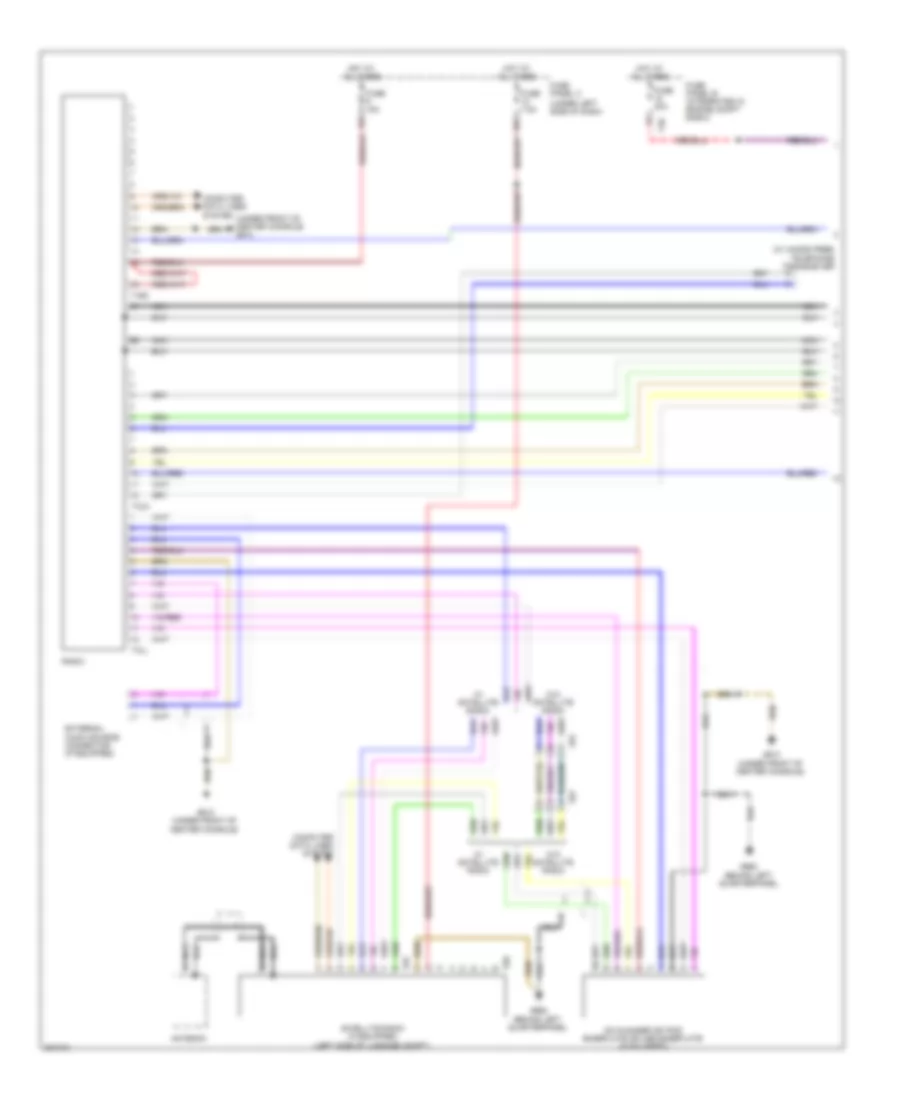 Radio Wiring Diagram with Bose 1 of 2 for Audi A3 2 0T Quattro 2012