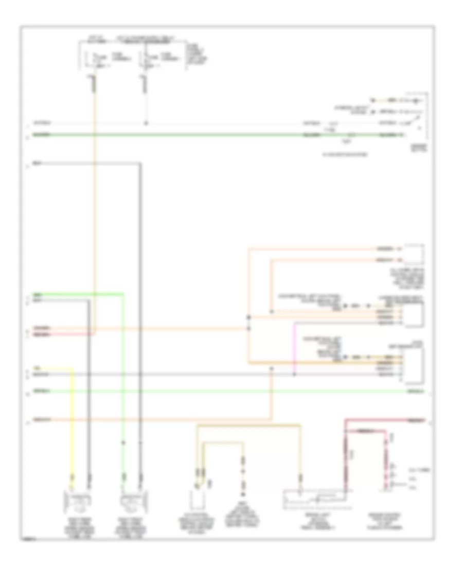 Anti lock Brakes Wiring Diagram 2 of 3 for Audi S5 Premium Plus 2013