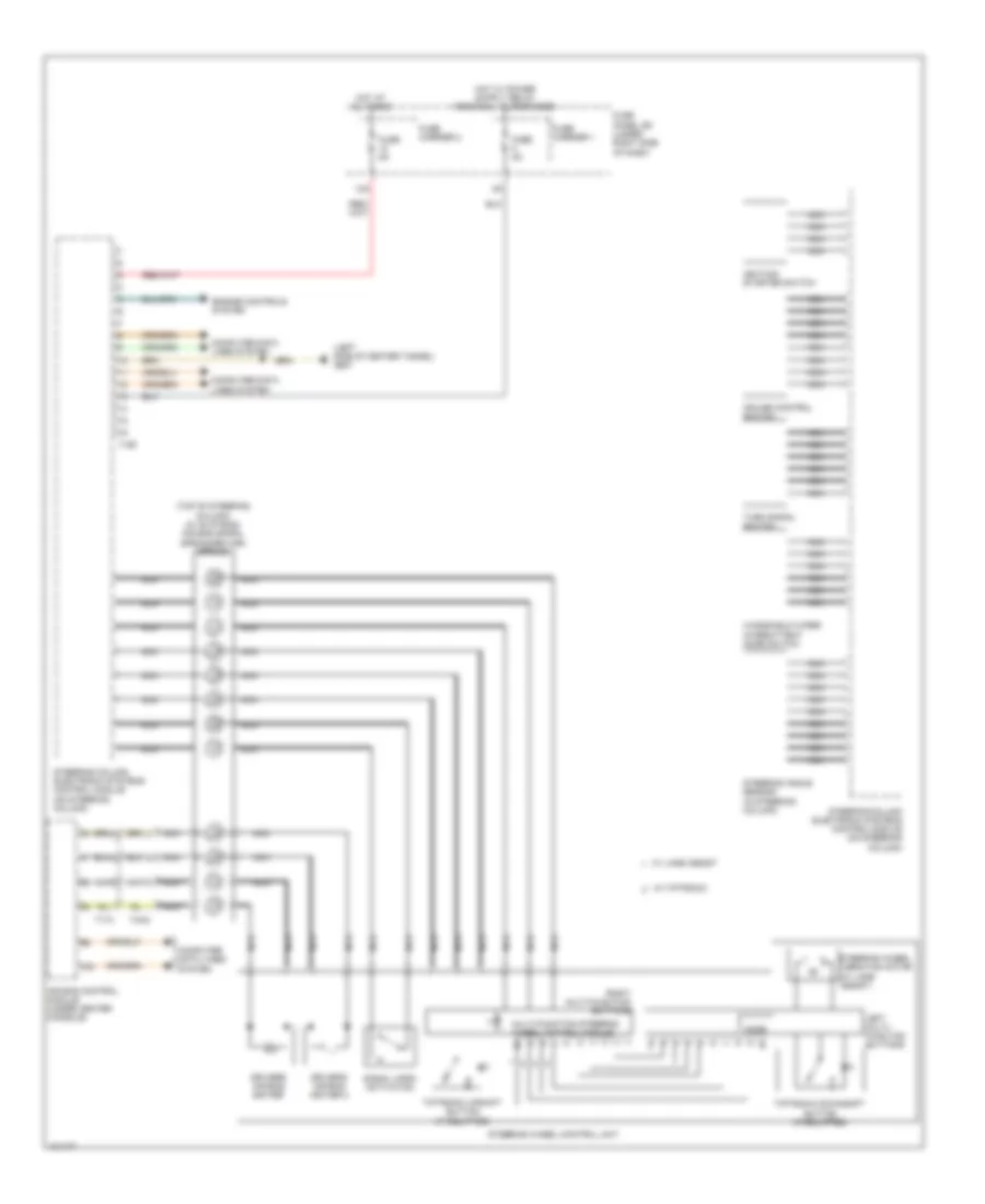 Steering Column Electronic Systems Control Module Wiring Diagram for Audi S5 Premium Plus 2013