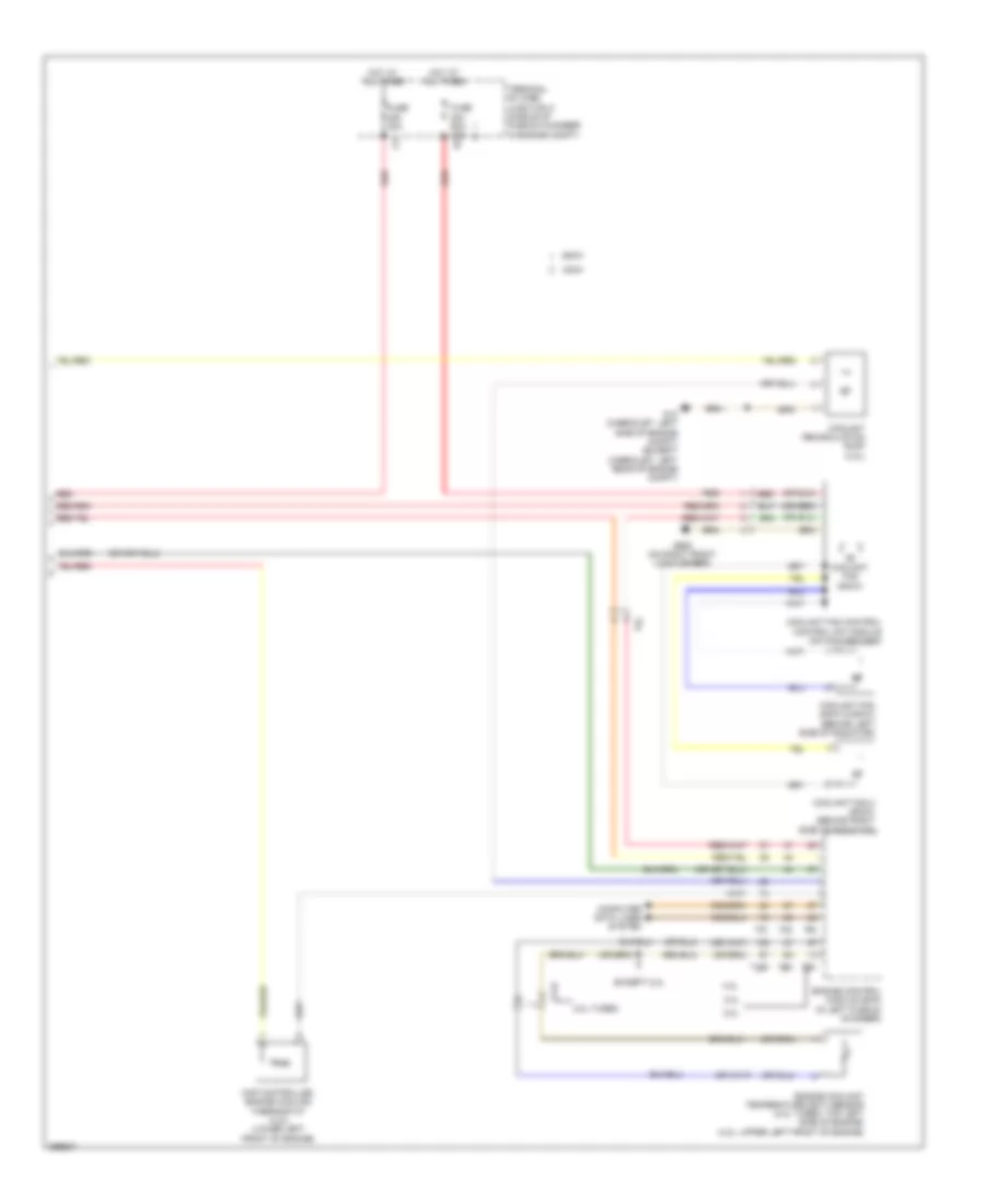 Cooling Fan Wiring Diagram 2 of 2 for Audi S5 Premium Plus 2013