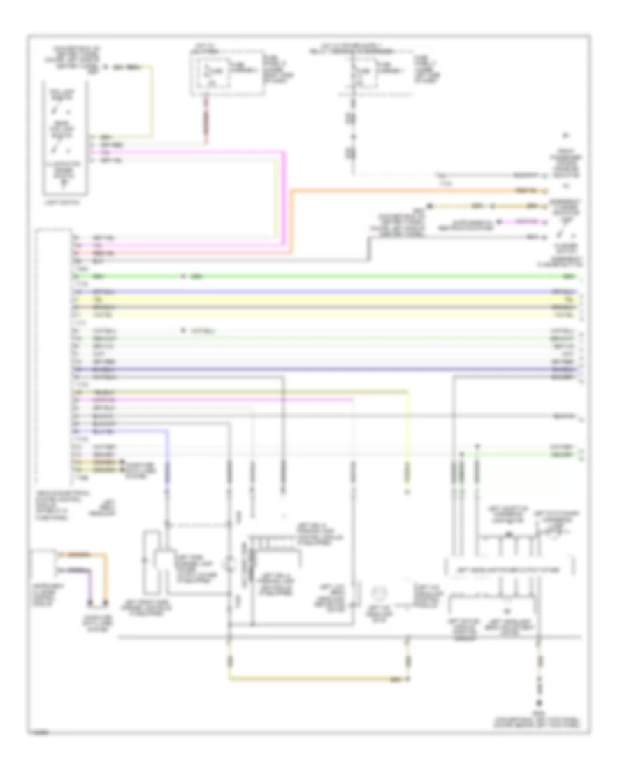 Headlights Wiring Diagram with Bi Xenon with Cornering Headlights 1 of 2 for Audi S5 Premium Plus 2013