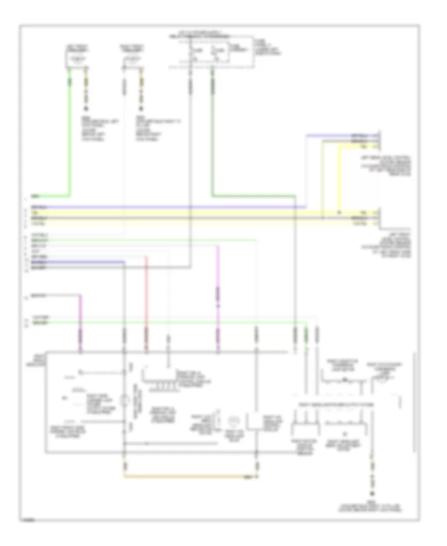 Headlights Wiring Diagram with Bi Xenon with Cornering Headlights 2 of 2 for Audi S5 Premium Plus 2013