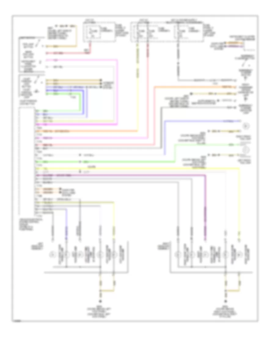 Headlights Wiring Diagram without Bi Xenon Headlights for Audi S5 Premium Plus 2013