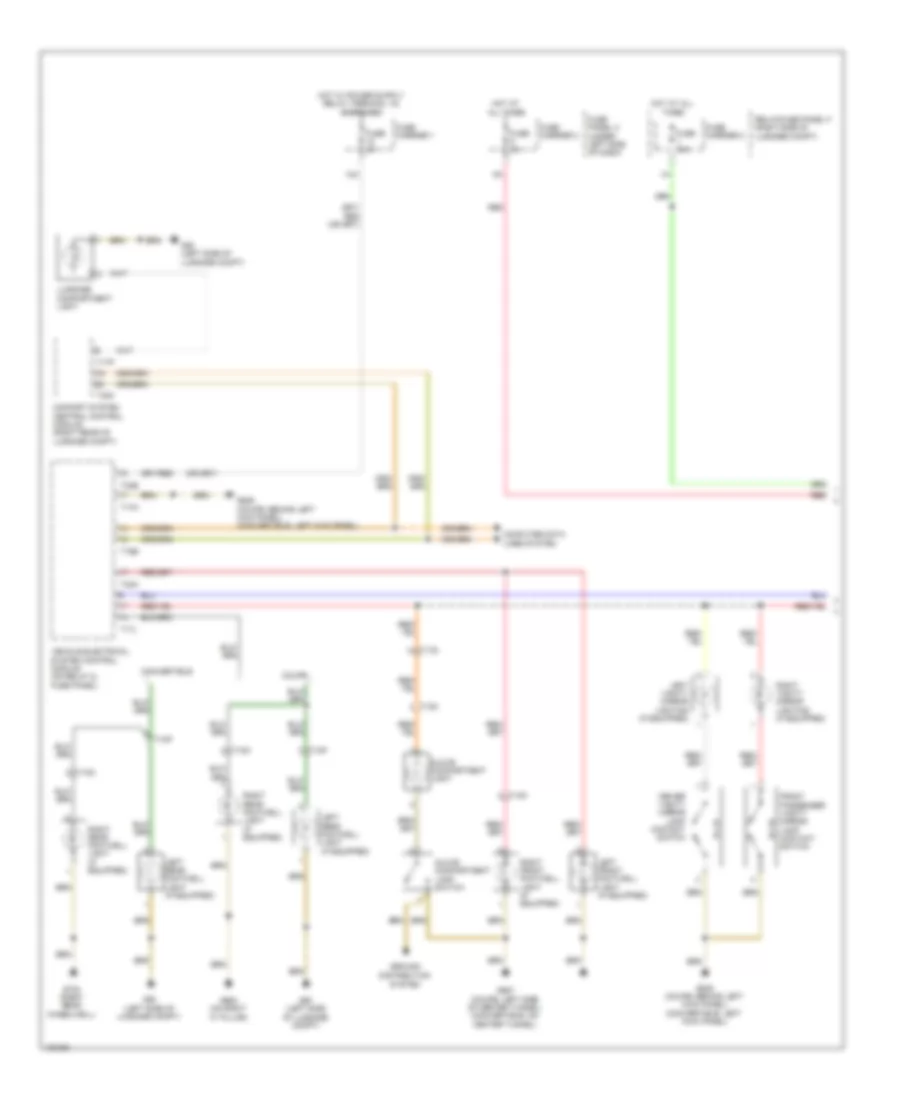 Courtesy Lamps Wiring Diagram 1 of 2 for Audi S5 Premium Plus 2013