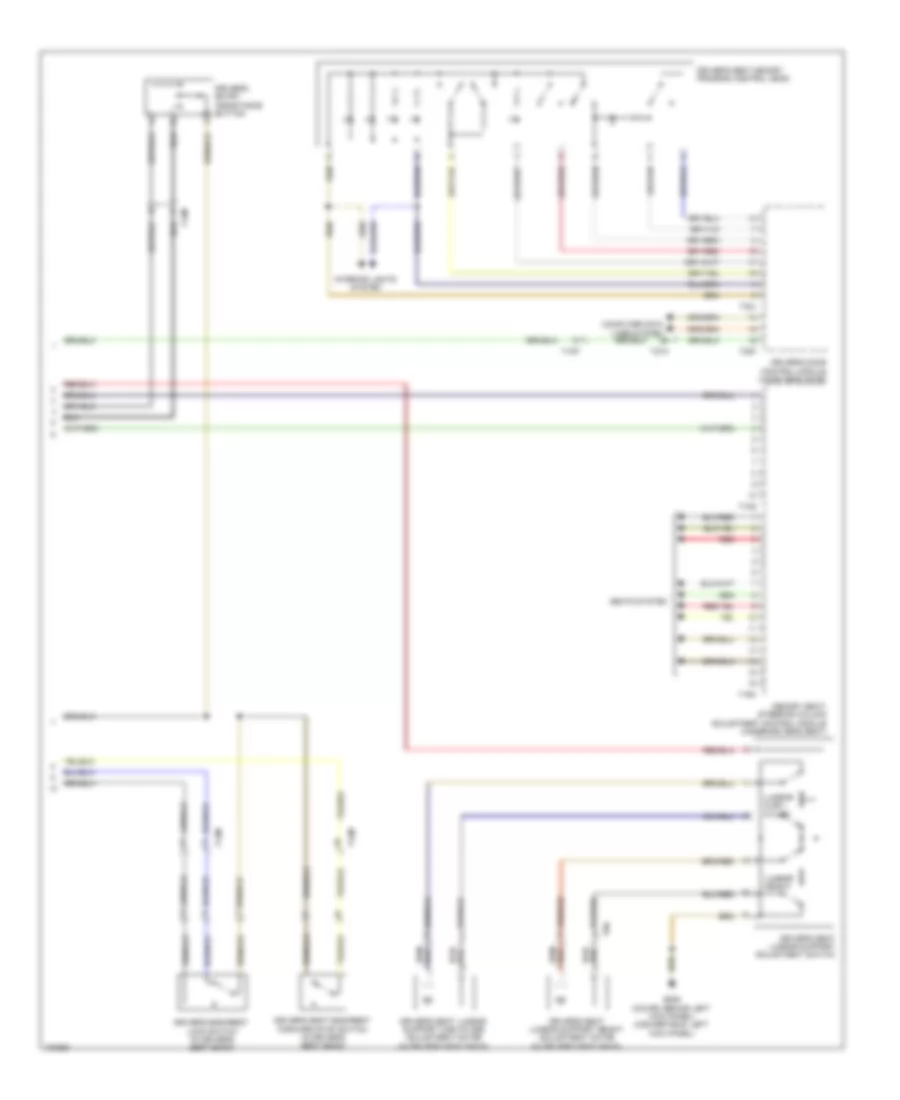 Driver s Memory Seat Wiring Diagram 2 of 2 for Audi S5 Premium Plus 2013