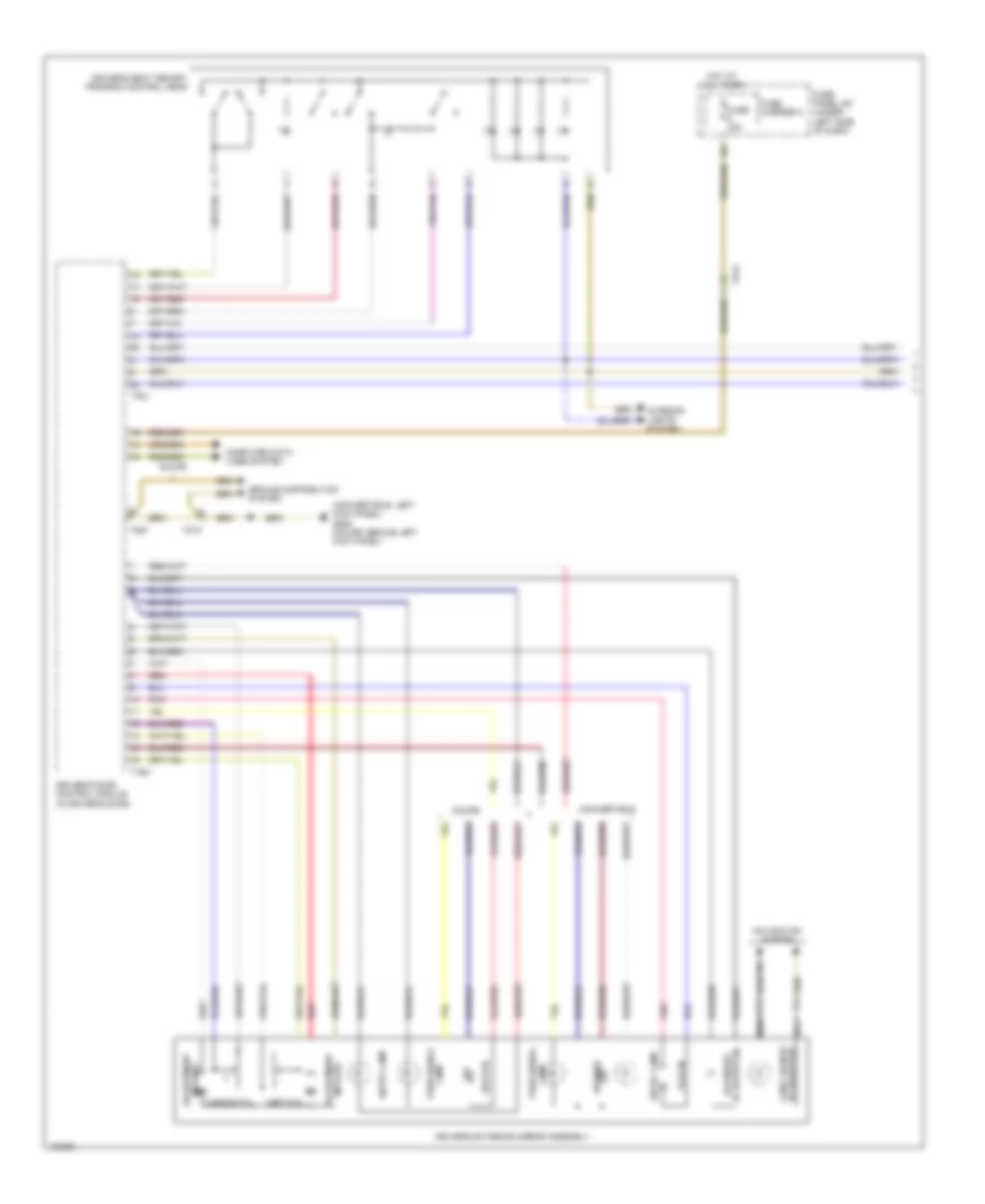 Memory Mirrors Wiring Diagram 1 of 2 for Audi S5 Premium Plus 2013