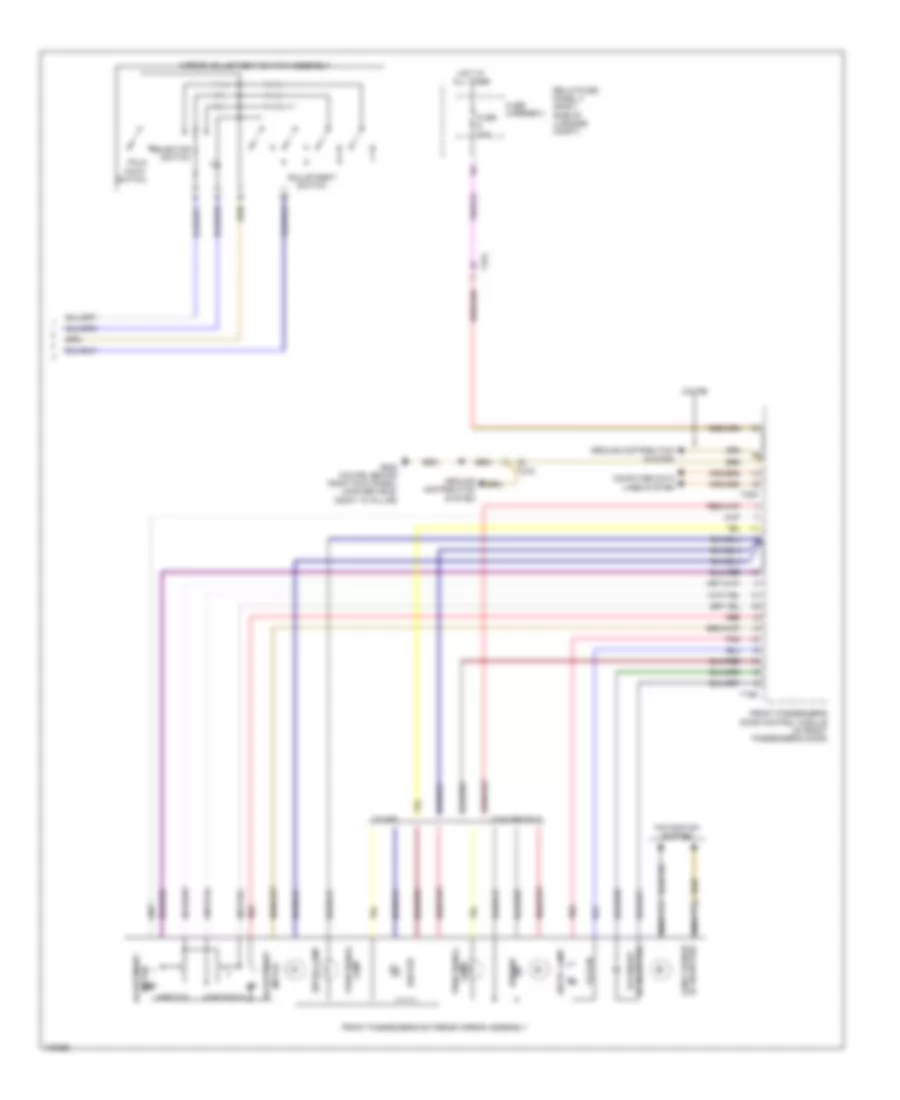 Memory Mirrors Wiring Diagram 2 of 2 for Audi S5 Premium Plus 2013