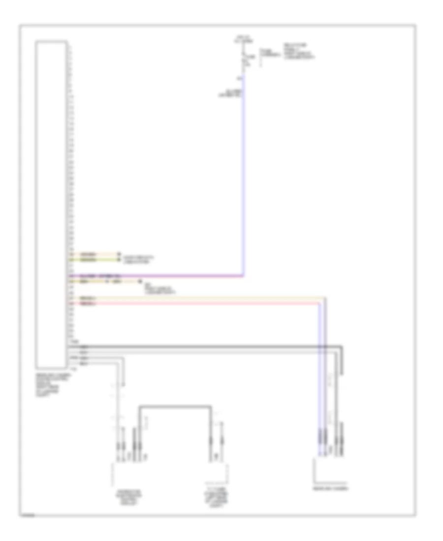 Rear Camera Wiring Diagram for Audi S5 Premium Plus 2013