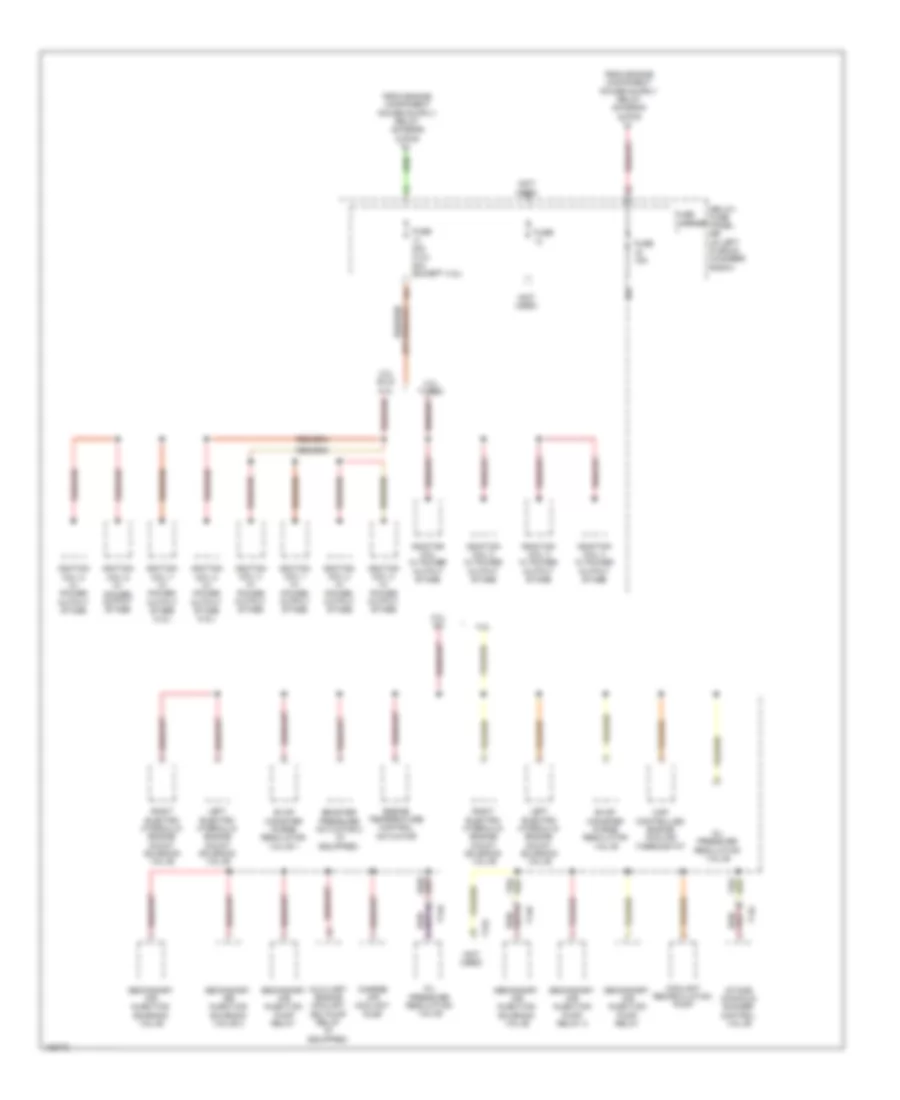 Power Distribution Wiring Diagram 4 of 9 for Audi S5 Premium Plus 2013