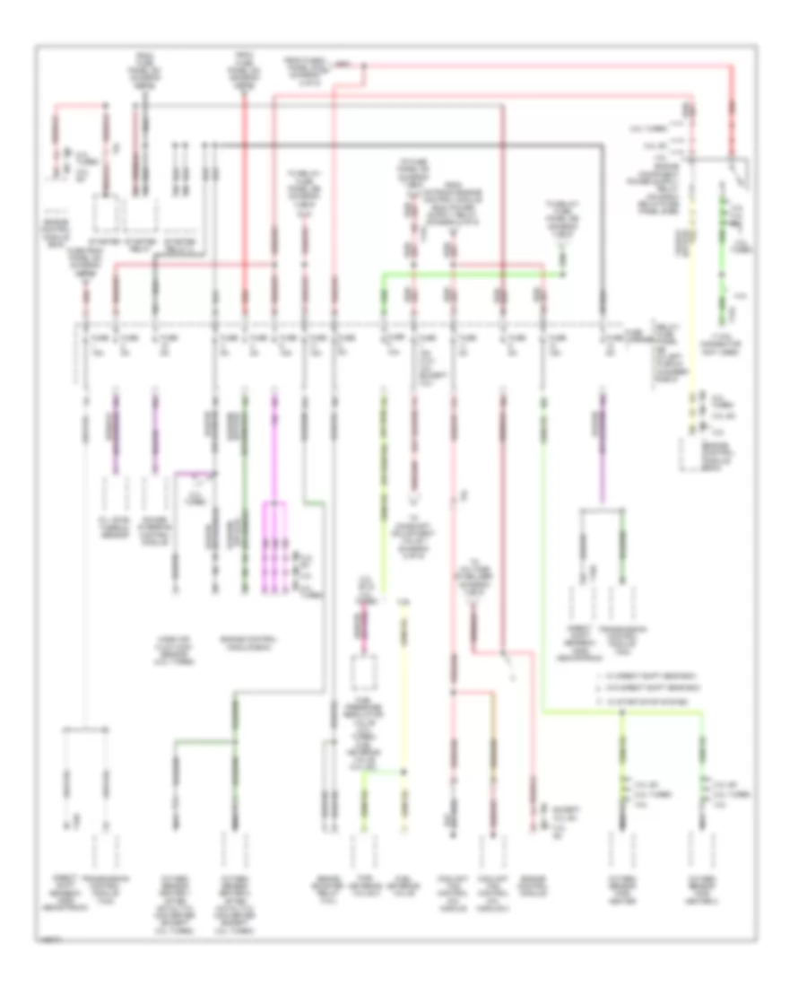 Power Distribution Wiring Diagram 5 of 9 for Audi S5 Premium Plus 2013