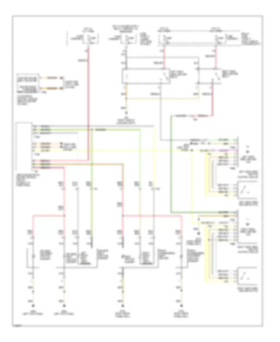 Front Heated Seats Wiring Diagram Convertible without Memory for Audi S5 Premium Plus 2013