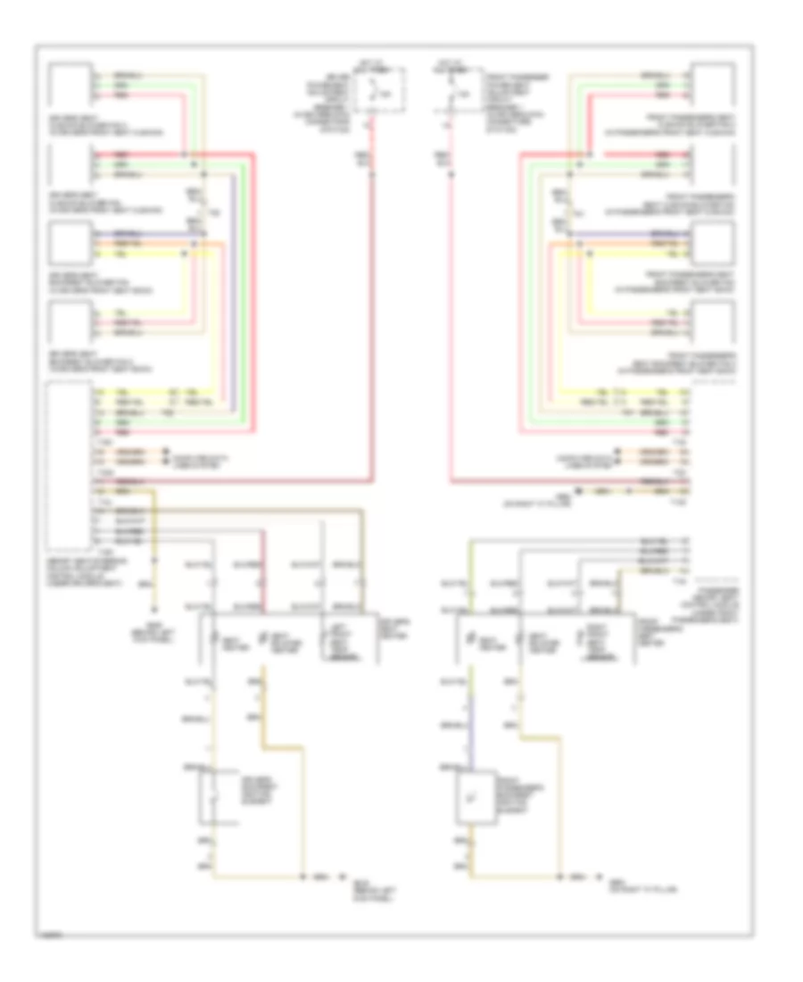 Front Heated Seats Wiring Diagram Coupe with Memory for Audi S5 Premium Plus 2013