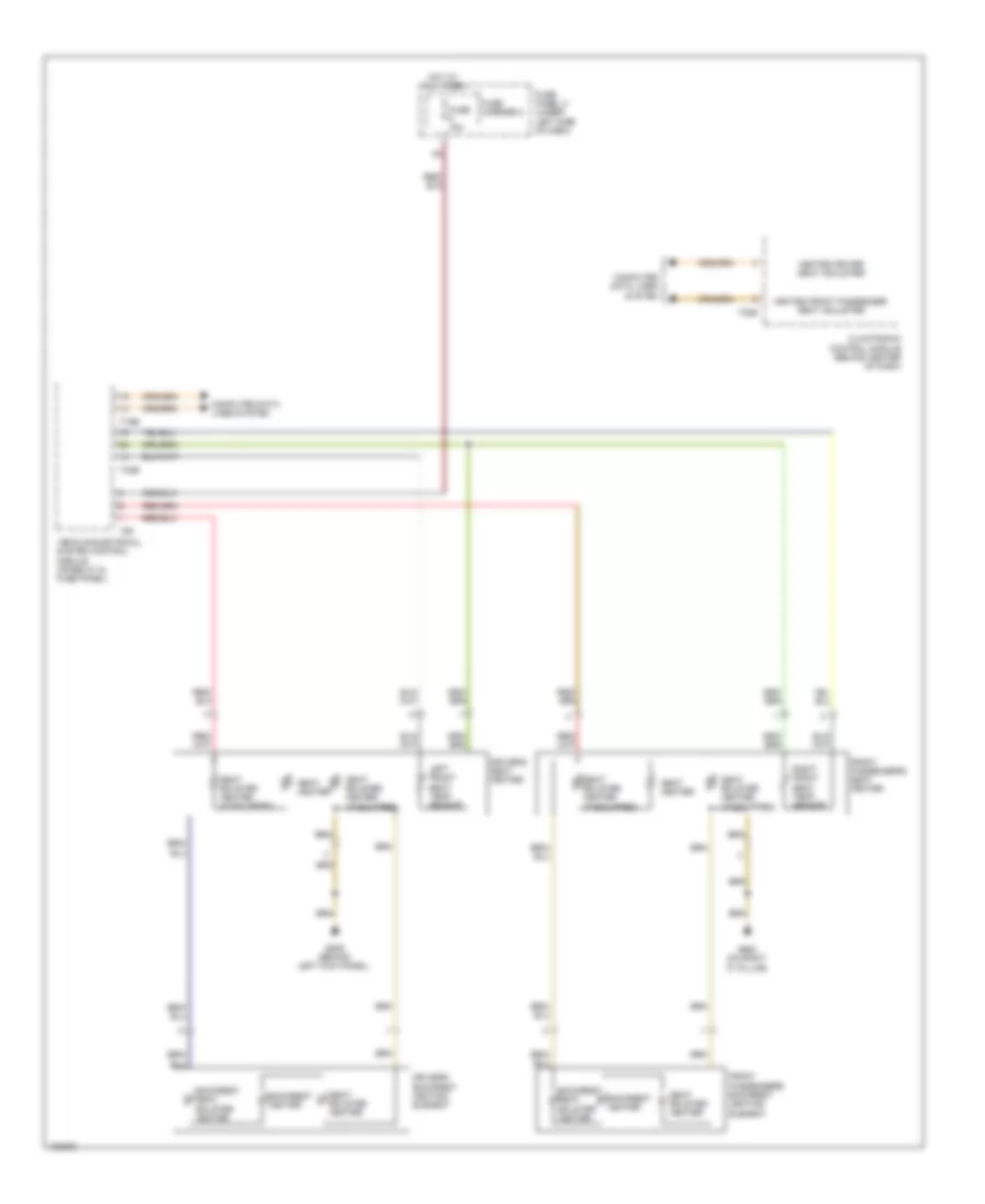 Front Heated Seats Wiring Diagram Coupe without Memory for Audi S5 Premium Plus 2013