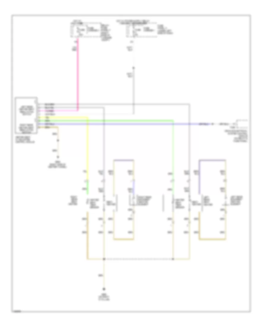 Rear Heated Seats Wiring Diagram Coupe for Audi S5 Premium Plus 2013