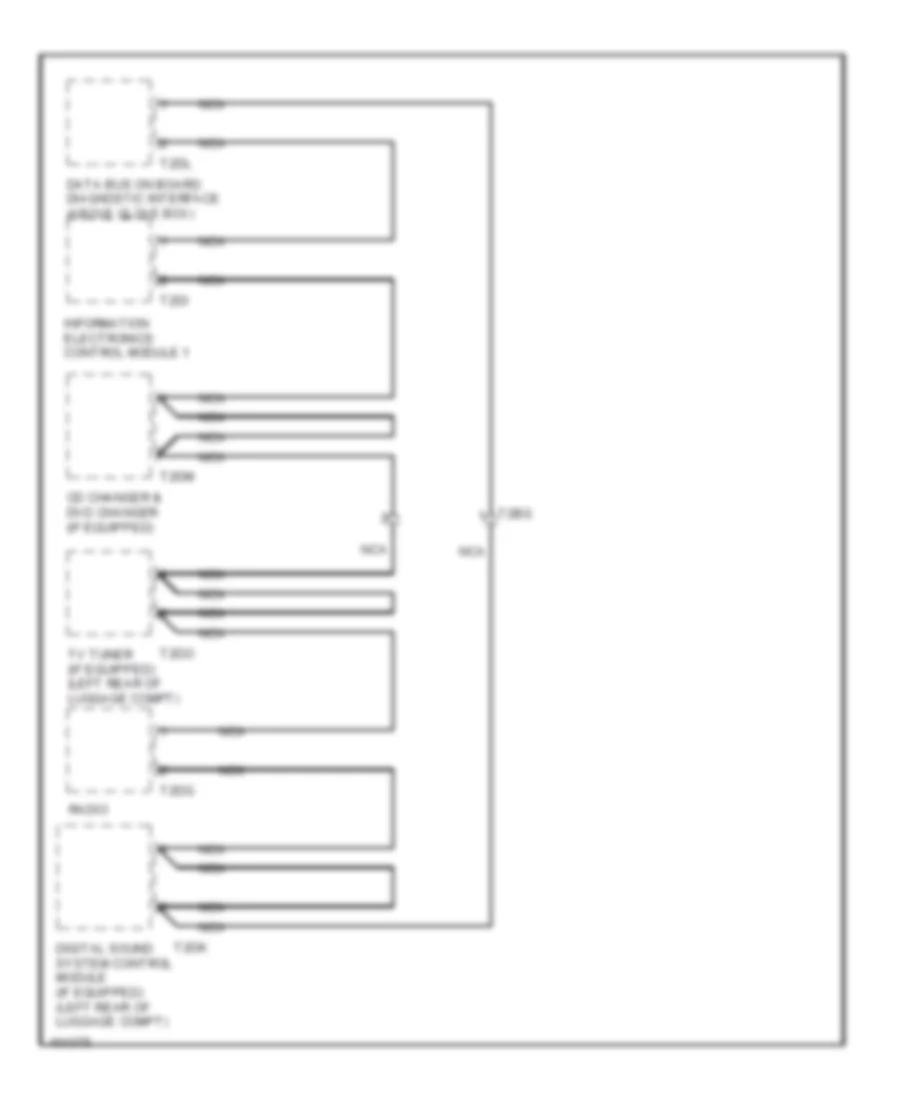 MOST Data Bus Wiring Diagram Convertible for Audi S5 Premium Plus 2013