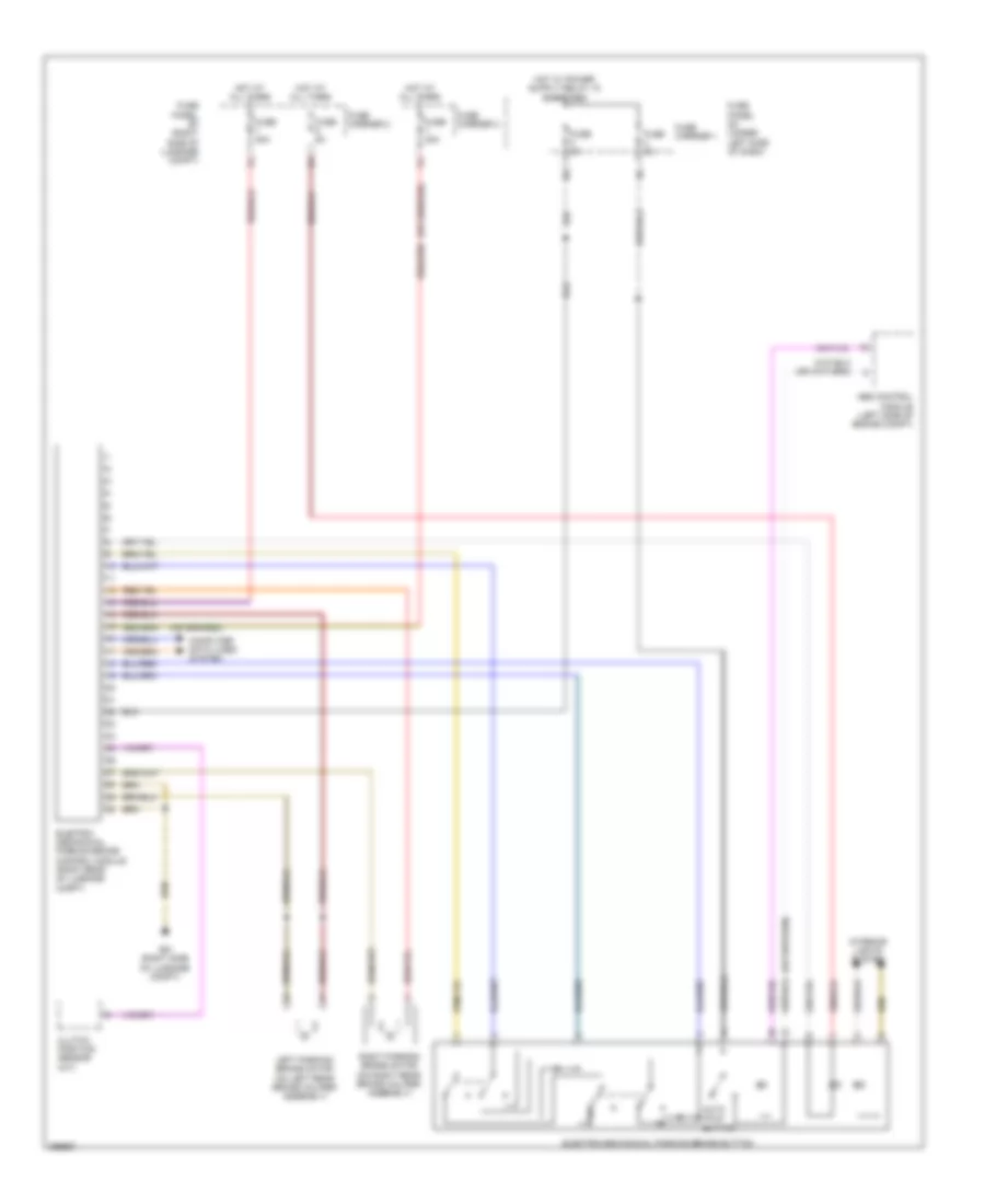 Park Brake Release Wiring Diagram for Audi S5 Premium Plus 2013