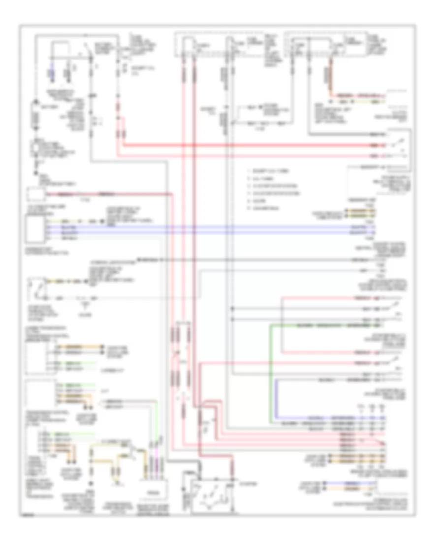 Starting Wiring Diagram for Audi S5 Premium Plus 2013