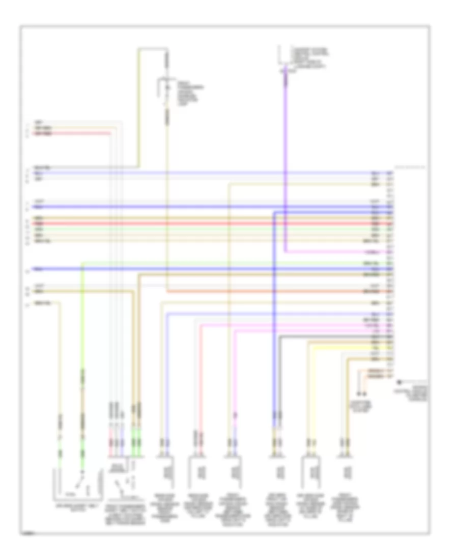 Supplemental Restraints Wiring Diagram 3 of 3 for Audi Q7 3 6 2009