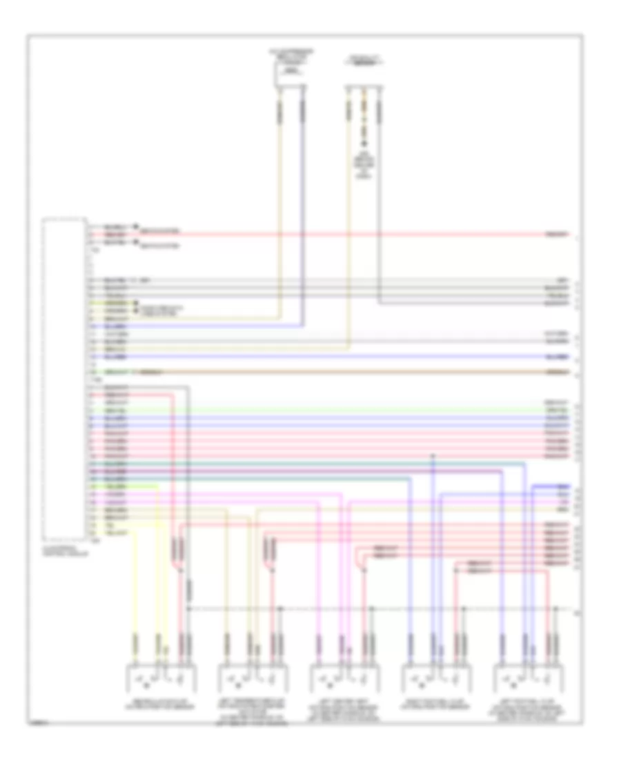 Automatic AC Wiring Diagram (1 of 4) for Audi Q7 3.6 2009
