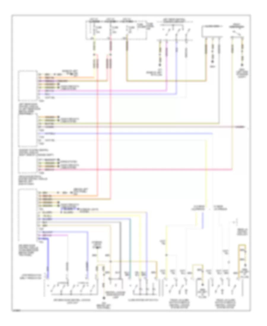 Anti theft Wiring Diagram 1 of 2 for Audi Q7 3 6 2009