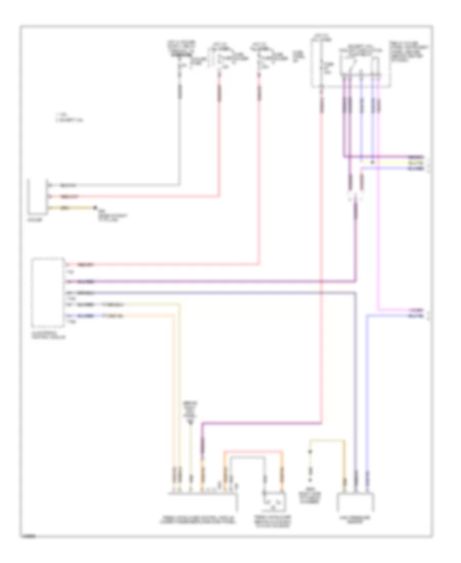 Cooling Fan Wiring Diagram 1 of 2 for Audi Q7 3 6 2009