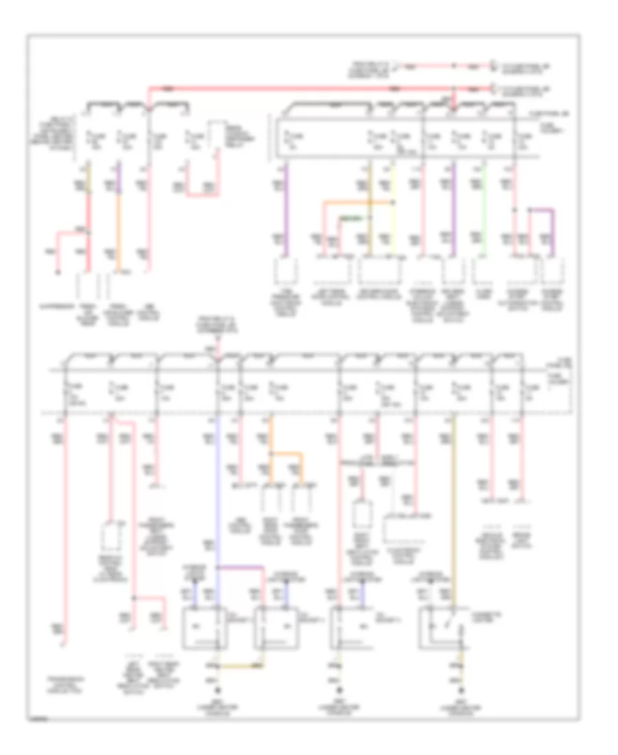 3 0L Turbo Power Distribution Wiring Diagram 2 of 6 for Audi Q7 3 6 2009