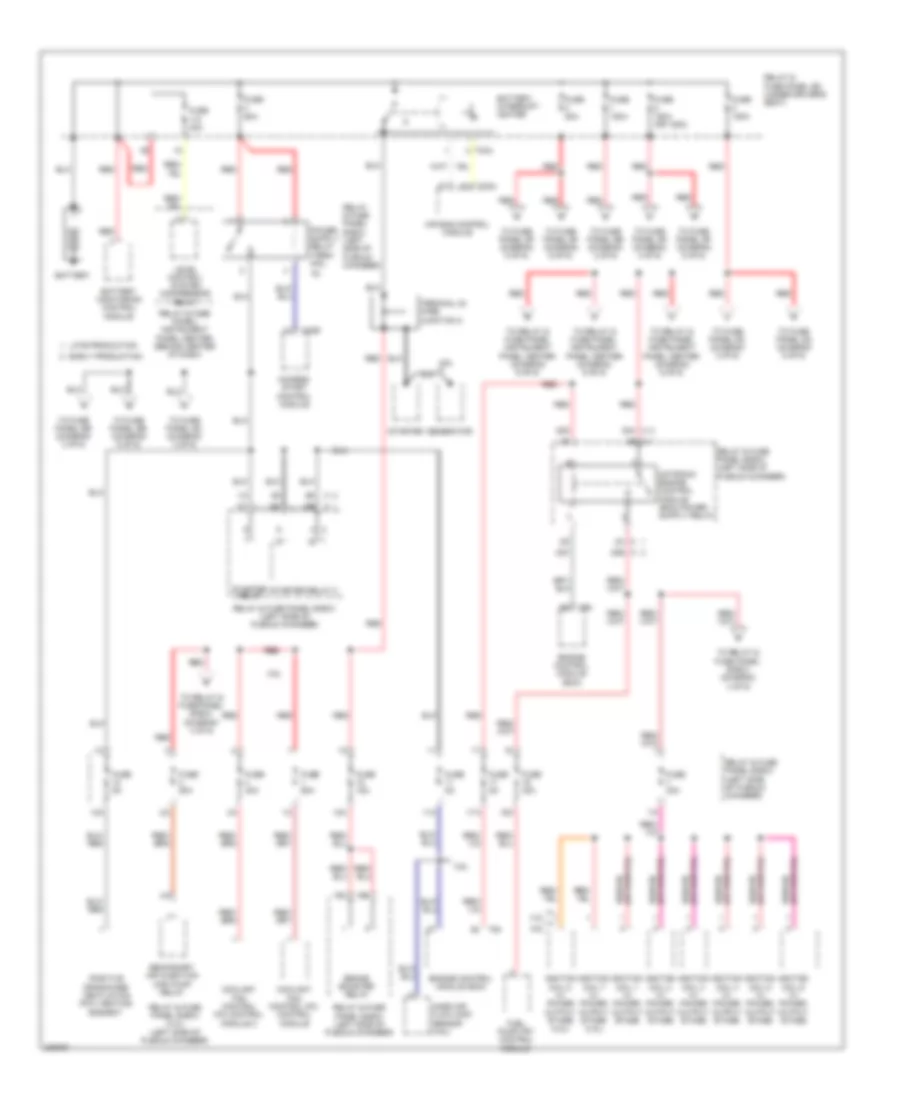 3 6L Power Distribution Wiring Diagram 1 of 6 for Audi Q7 3 6 2009