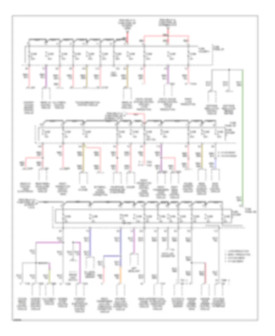 3 6L Power Distribution Wiring Diagram 5 of 6 for Audi Q7 3 6 2009
