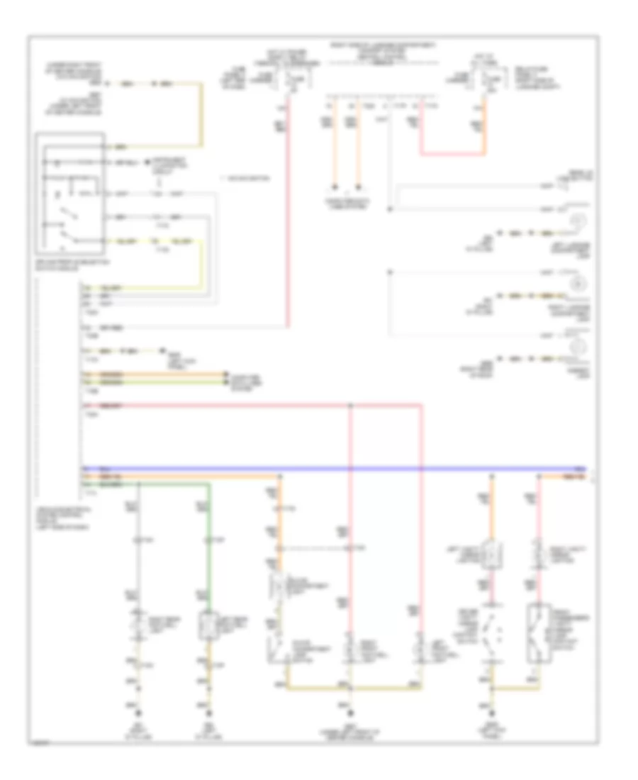 Courtesy Lamps Wiring Diagram 1 of 3 for Audi SQ5 Prestige 2014