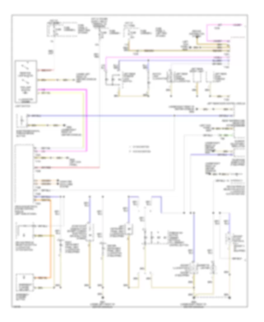 Instrument Illumination Wiring Diagram 1 of 2 for Audi SQ5 Prestige 2014