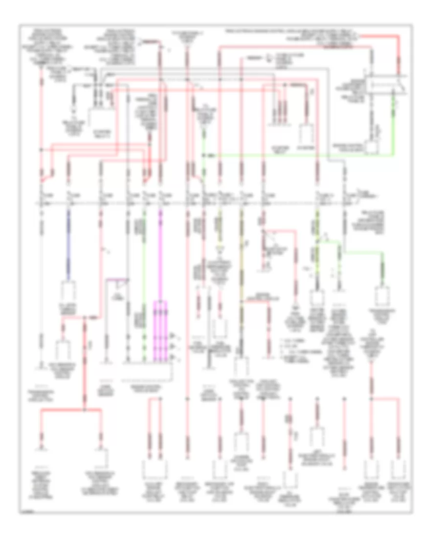 Power Distribution Wiring Diagram 5 of 8 for Audi SQ5 Prestige 2014