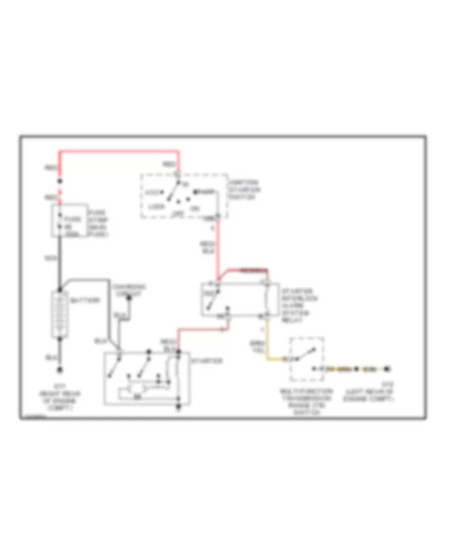 Starting Wiring Diagram with Convertible with 5 Speed A T for Audi A4 Avant Quattro 2006