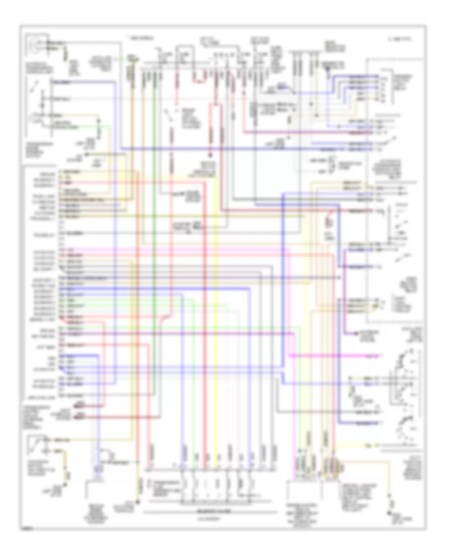 A T Wiring Diagram for Audi 90 CS 1993