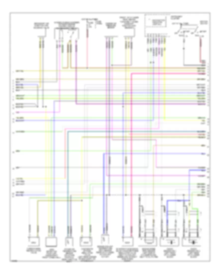1.8L, Engine Performance Wiring Diagram (2 of 3) for Audi TT 2000