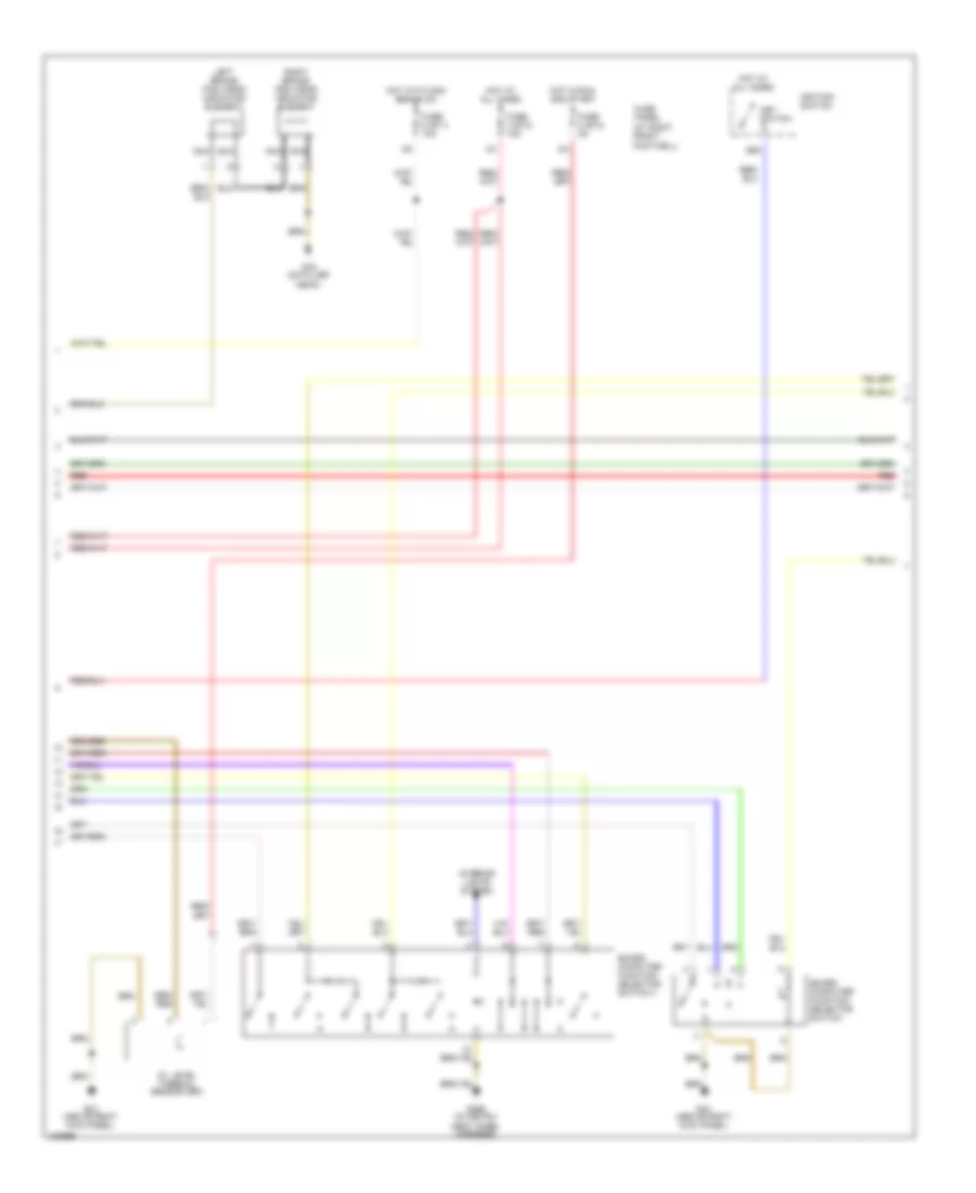 Instrument Cluster Wiring Diagram (2 of 3) for Audi A8 L Quattro 2001