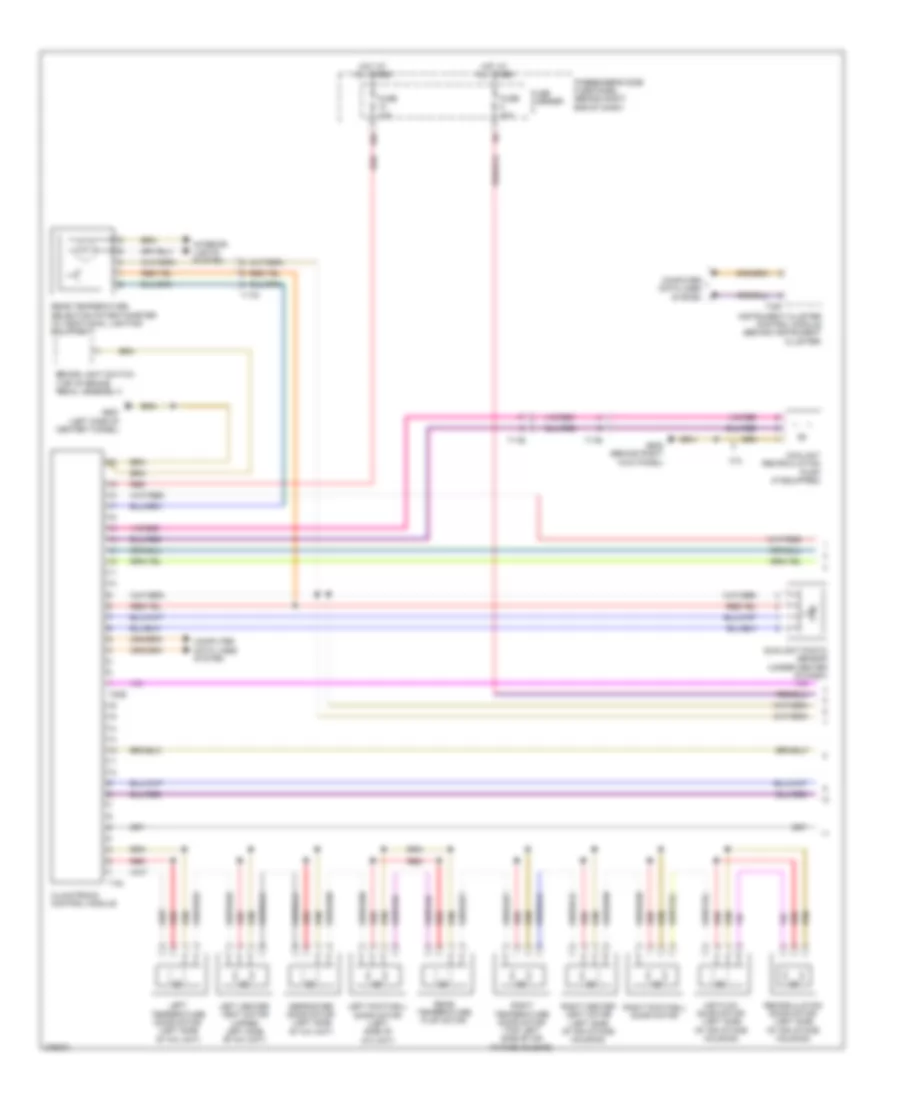 Automatic AC Wiring Diagram, Comfort (1 of 3) for Audi A4 2.0T 2012